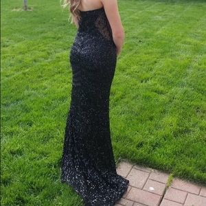 Slim Black Formal/Prom Dress